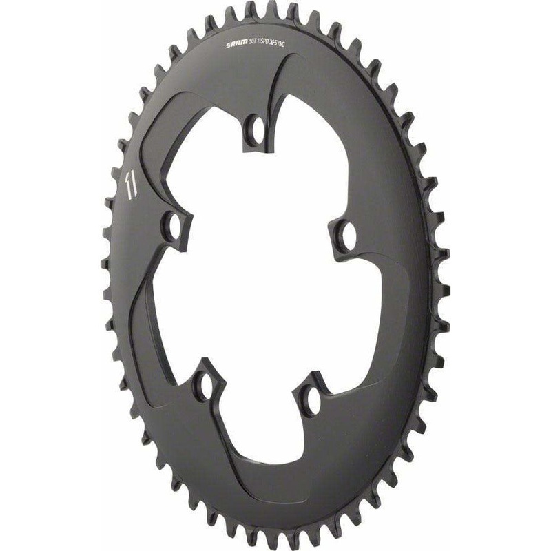 X-Sync 11-Speed 48T 110mm Chainring Black, Includes Bolt and Nut for Hidden Position Hole
