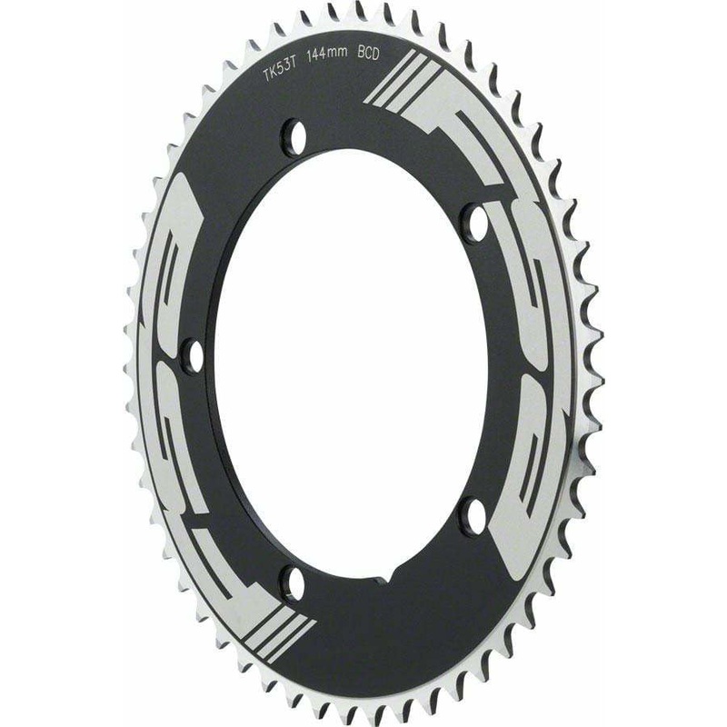Pro Track Chainring 53t x 144mm 1/2×1/8 Black
