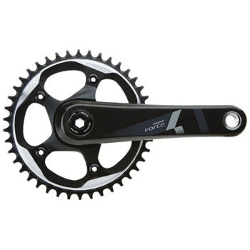 Force 1 Bicycle Crankset – 170mm, 10/11-Speed, 42t, 110 BCD, BB30/PF30 Spindle Interface