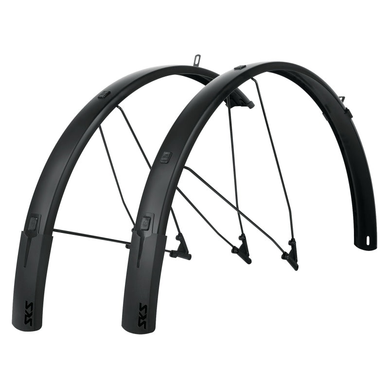 SKS B56 Bluemels Style Full Coverage Fender Set – 56mm 700 x 38-47 Matte BLK