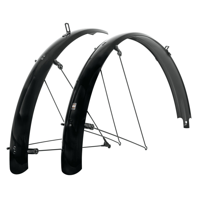 SKS B60 Bluemels Full Coverage Fender Set – 60mm 26 x 1.6-2.1 Black