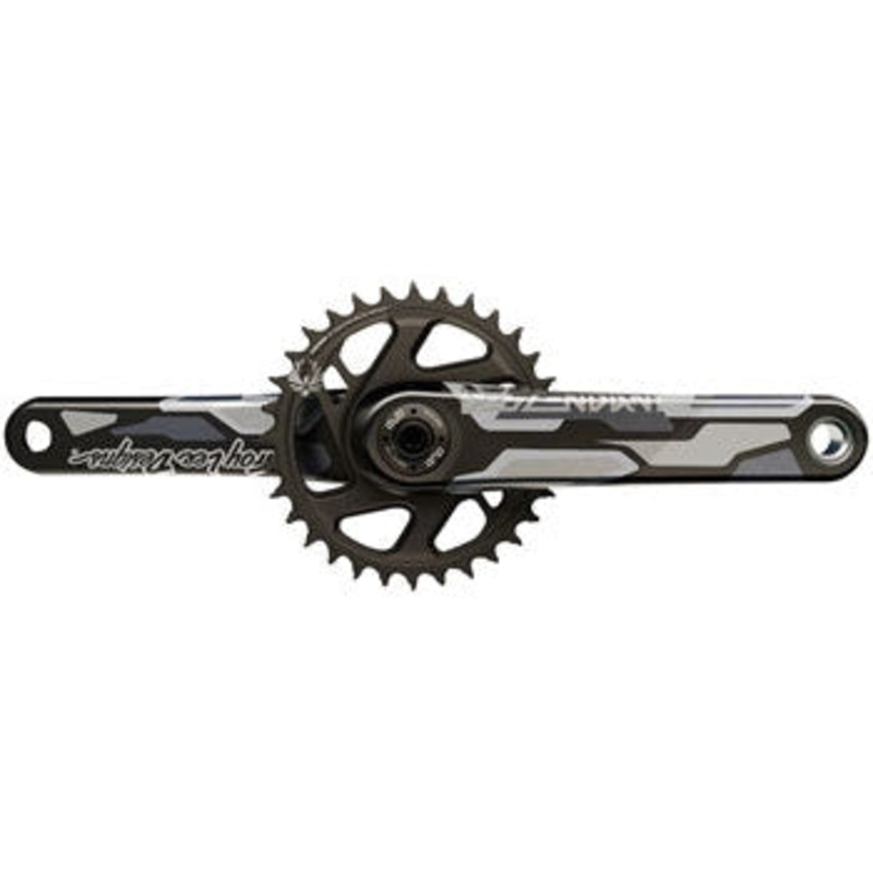 Descendant Troy Lee Designs CoLab Carbon Bicycle Crankset – 175mm, 12-Speed, 32t, Direct Mount, DUB Spindle Interface