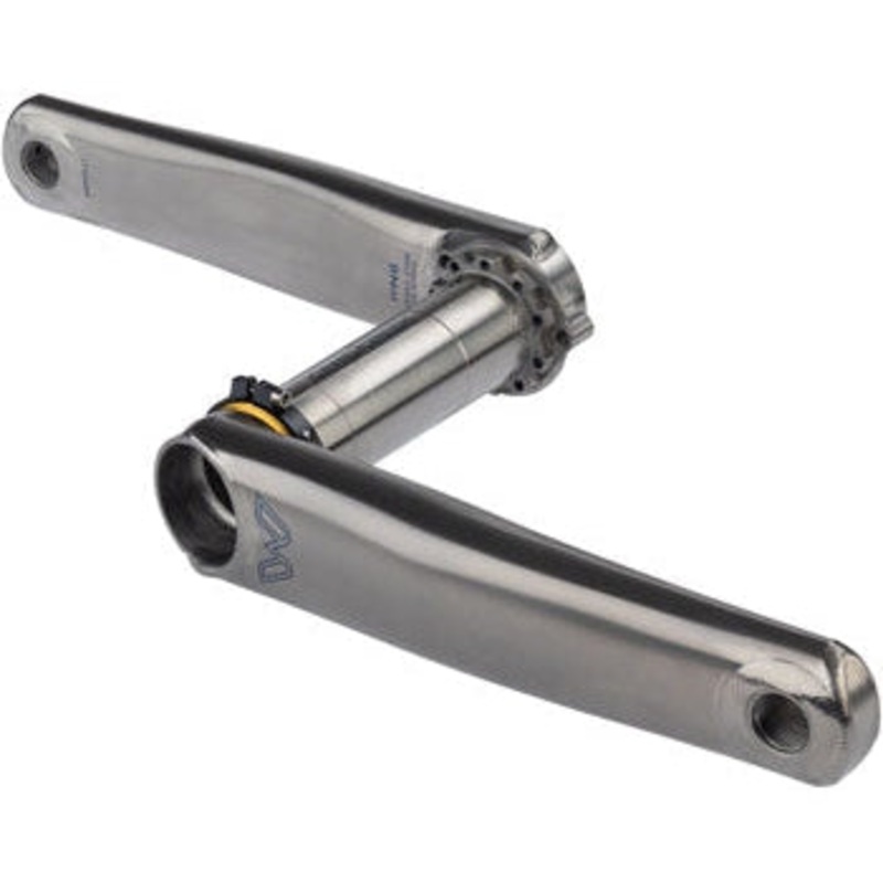 eeWings All-Road Titanium Crankset – 175mm Direct Mount 30mm Spindle Brushed Titanium