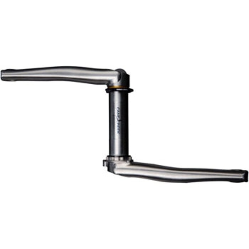 eeWings Mountain Titanium Crankset – 165mm Direct Mount 30mm Spindle Brushed Titanium