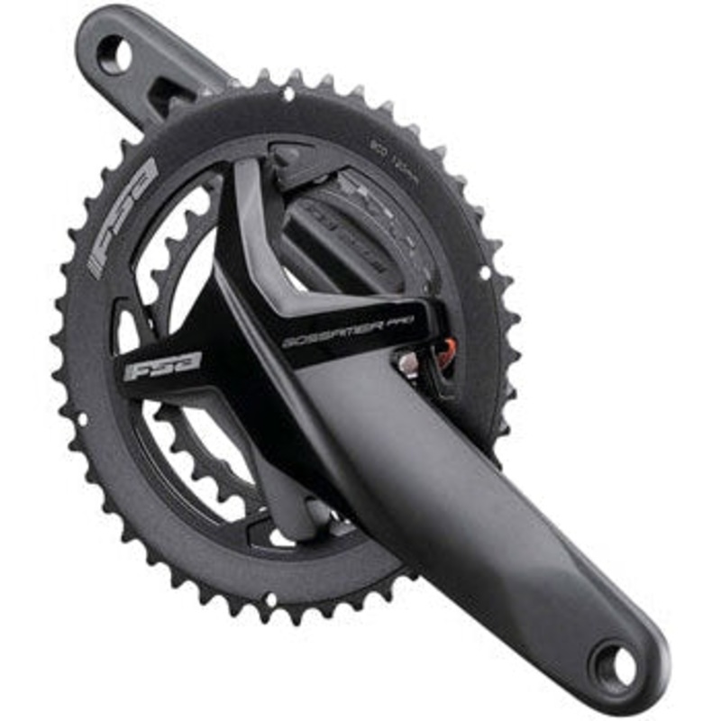 Gossamer Pro BB386EVO Bicycle Crankset – 170mm, 11/12-Speed ,50/34t, 120/90 BCD, 386 EVO Spindle Interface