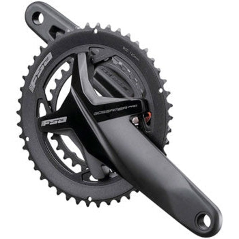 Gossamer Pro BB386EVO Bicycle Crankset – 175mm, 11/12-Speed ,50/34t, 120/90 BCD, 386 EVO Spindle Interface
