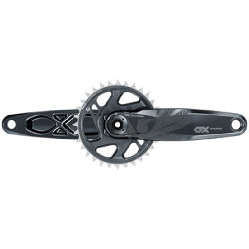 GX Eagle Fat Bike Bicycle Crankset – 175mm, 12-Speed, 30t, Direct Mount, DUB Spindle Interface, For 190mm Rear Spacing, Lunar