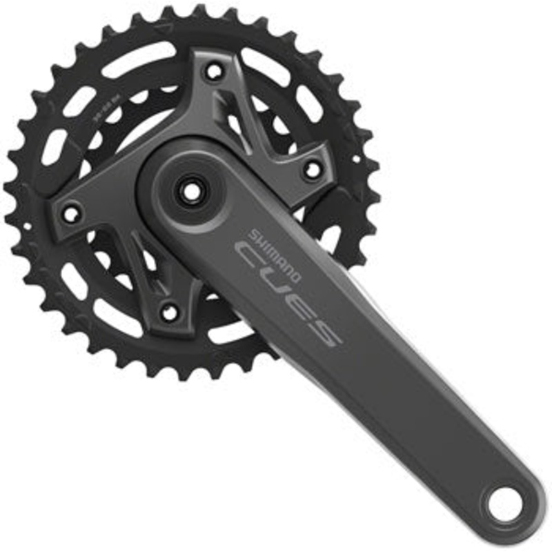 CUES FC-U6000-2 Crankset – 175mm 9/10/11-Speed 36/22t Asymmetric 96 BCD Hollowtech II BLK