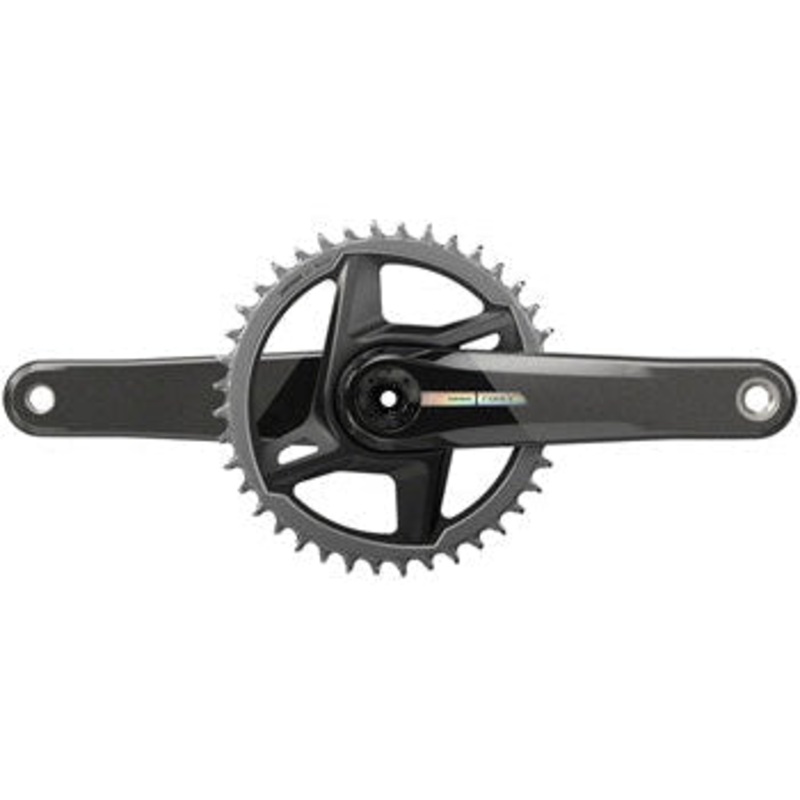 Force 1 Bicycle Crankset – 172.5mm, 12-Speed, 40t, Direct Mount, DUB Spindle Interface, Iridescent Gray, D2