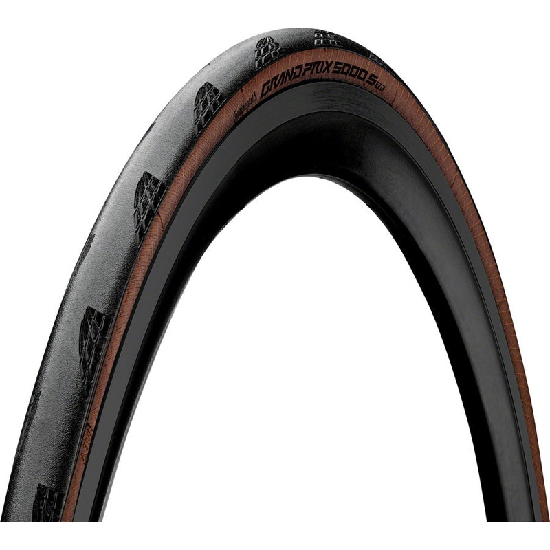 Grand Prix 5000 S TR Road Bike Tire – 700 x 28, Tubeless, Black/Transparent, 220tpi