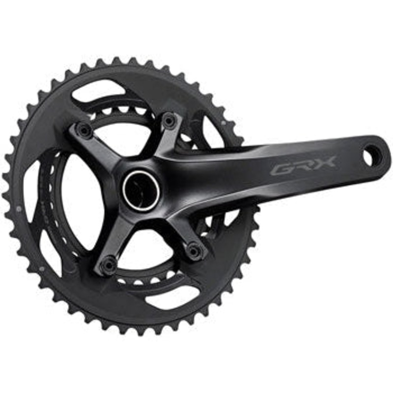 GRX FC-RX600-10 Crankset – 170mm 10-Speed 46/30t 110/80 BCD Hollowtech II Spindle Interface BLK