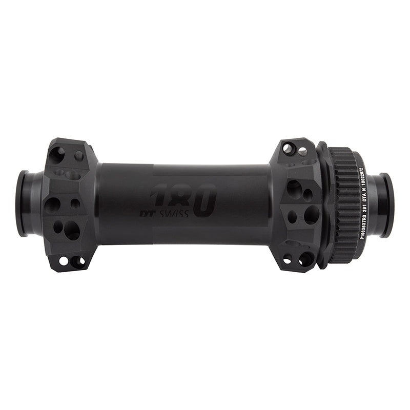DT Swiss 180 Front Hub – 15 x 110mm Center-Lock Black 28h Straight Pull