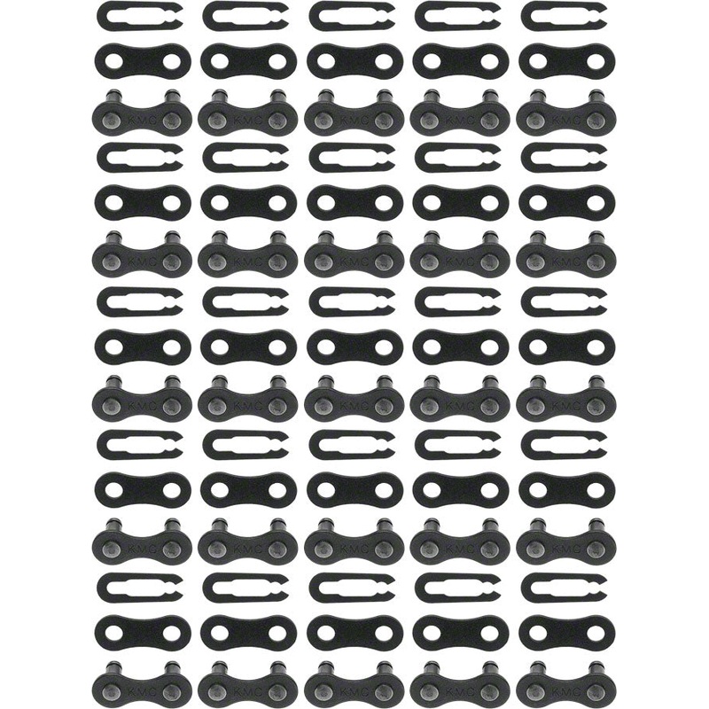 KMC Z410 Master Link – Single Speed 1/2 x 1/8 Black 25 Pairs