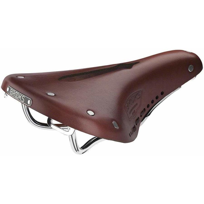 B17 Carved Bike Saddle|Brown