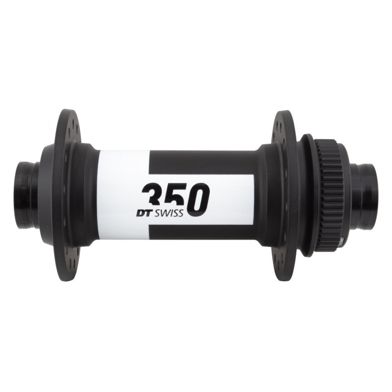 DT Swiss 350 Front Hub – 15 x 110mm Center-Lock Black 28H