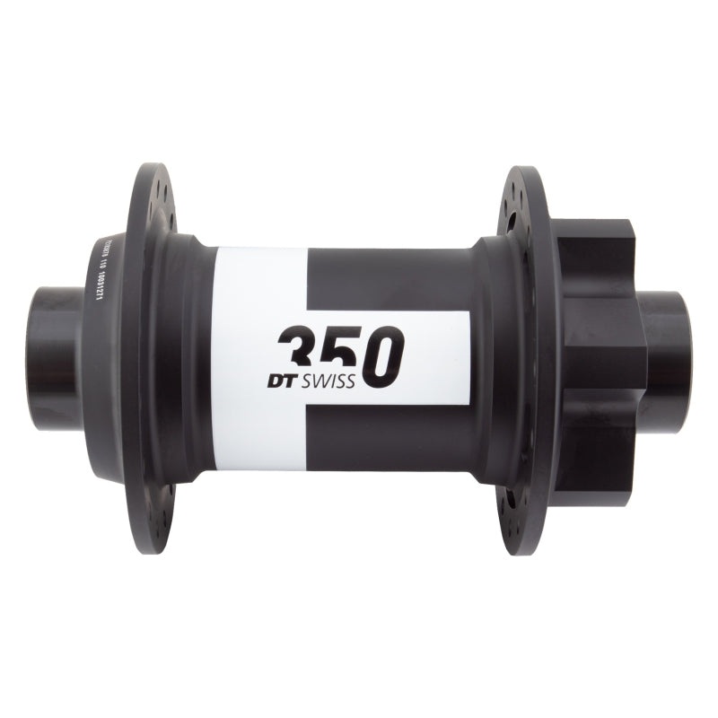 DT Swiss 350 Front Hub – 20 x 110mm DH Boost 6-Bolt Black 32H