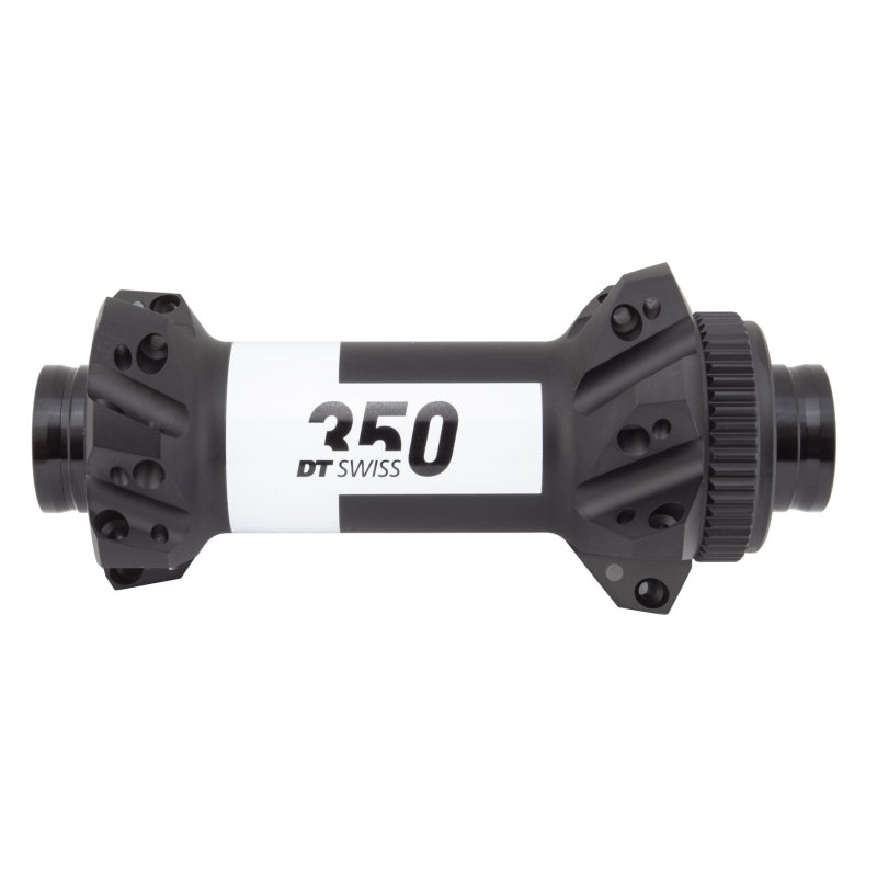 DT Swiss 350 Front Hub – 15 x 110mm Center-Lock Black 28H Straight Pull