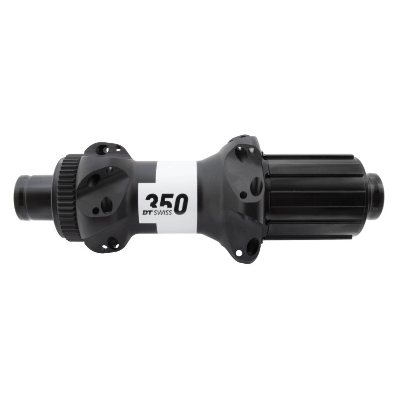 DT Swiss 350 Rear Hub – 12 x 142mm Center-Lock HG11 Road BLK 24H Straightpull 36pt Straight Pull