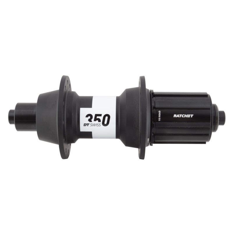 DT Swiss 350 Rear Hub – QR x 130mm Rim Brake HG11 Road Black 24H 36pt
