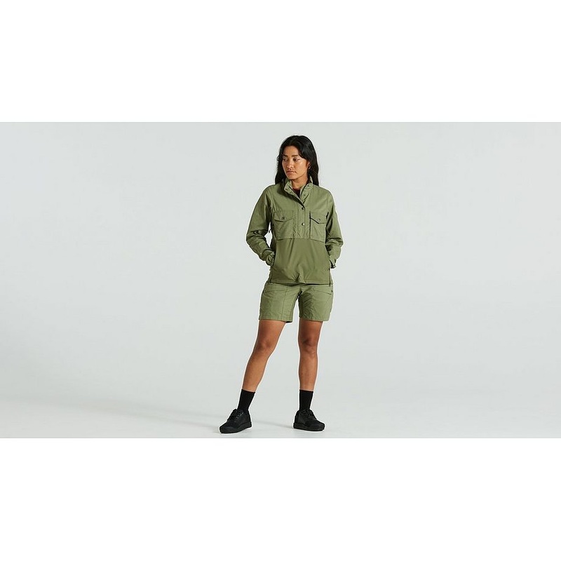 s/f rven anorak wmn jacket green xl