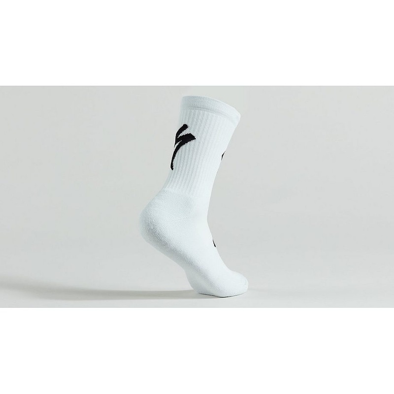 techno mtb tall logo sock dove grey xl