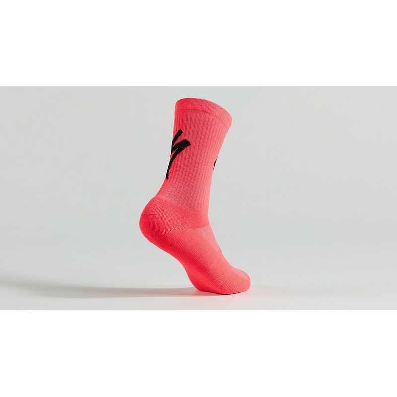techno mtb tall logo sock imperial red xl