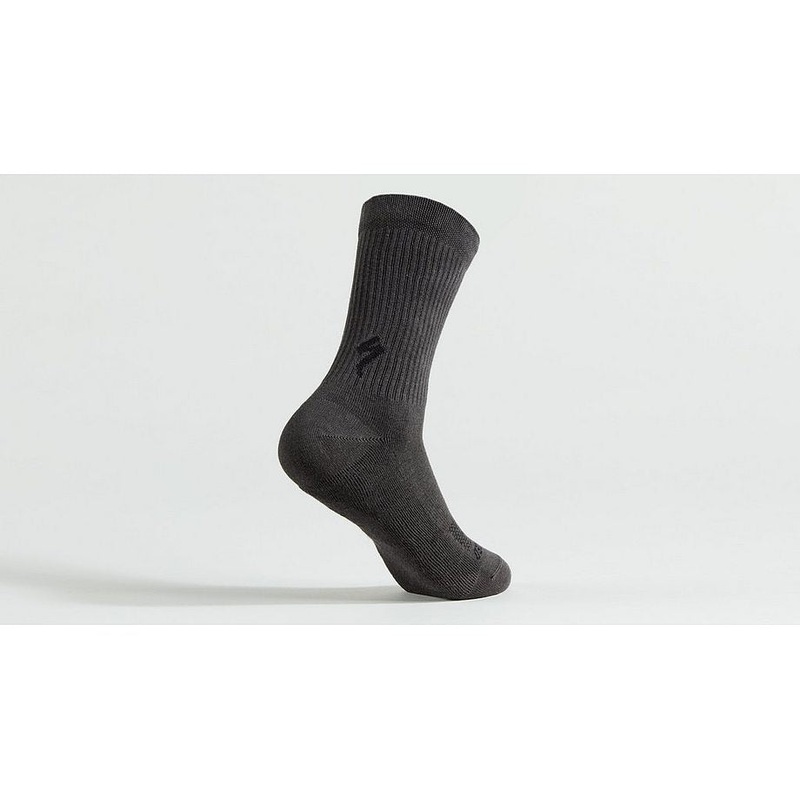 cotton tall sock charcoal xl