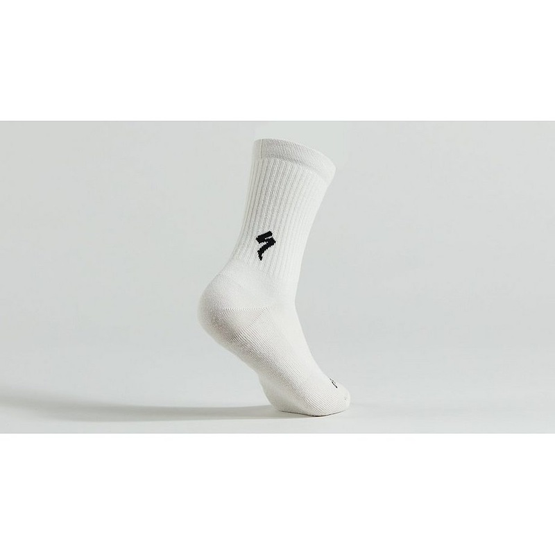 cotton tall sock dove grey m