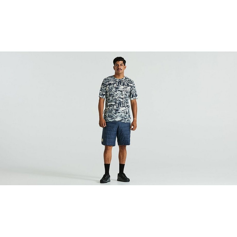 s/f thermo short navy l