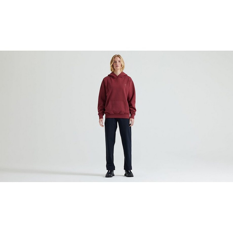 s-logo pullover hoodie garnet red s