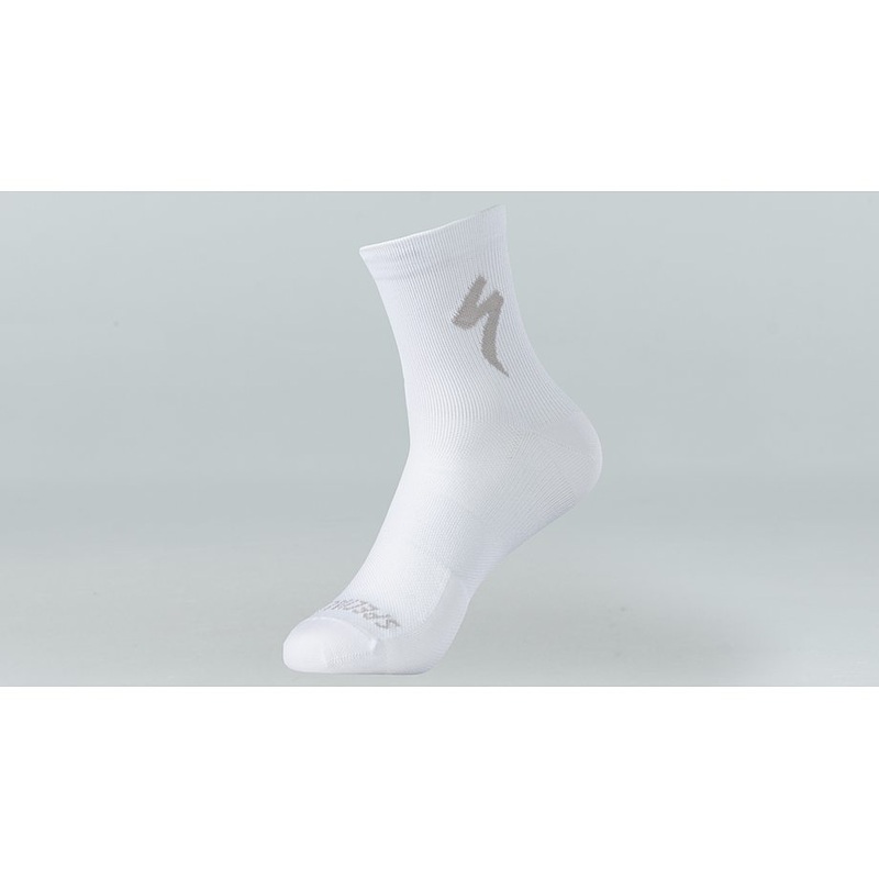 soft air mid logo sock white xl