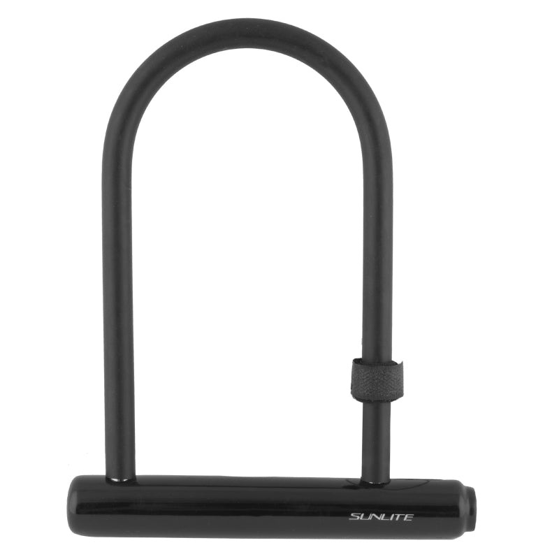 Sunlite Standard U-Lock 12mm 4×7.75`/10.16×19.68cm Keyed Alike Blk #1