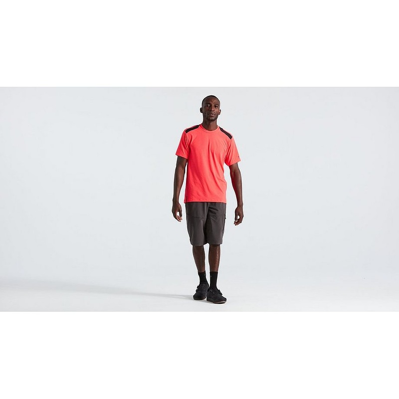 trail cargo short men charcoal 40