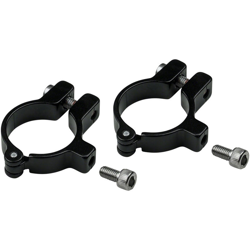 Hinged Water Bottle Cage Clamps – 28.6mm Black