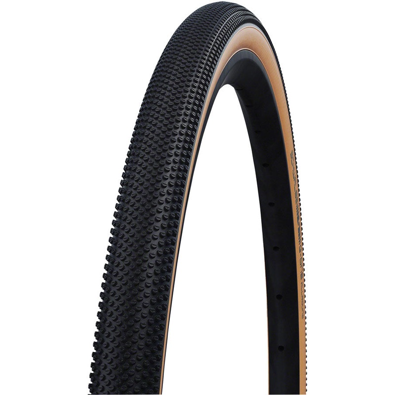 G-One Allround Tire – 700 x 35 Tubeless Folding BLK/Tan Performance Addix RaceGuard