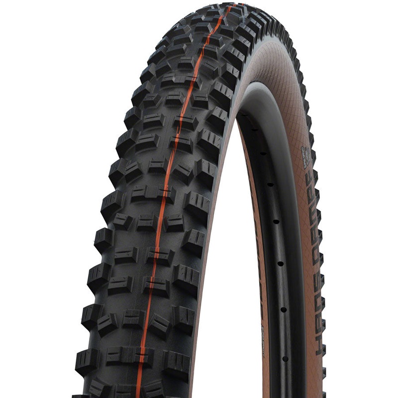 Hans Dampf Tire – 27.5 x 2.6 Tubeless Folding BLK/Bronze Evolution Line Super Trail Addix Soft