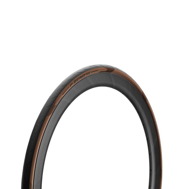 P ZERO Race TLR Tire – 700 x 32 Tubeless Folding Classic Tan SmartEvo SpeedCore