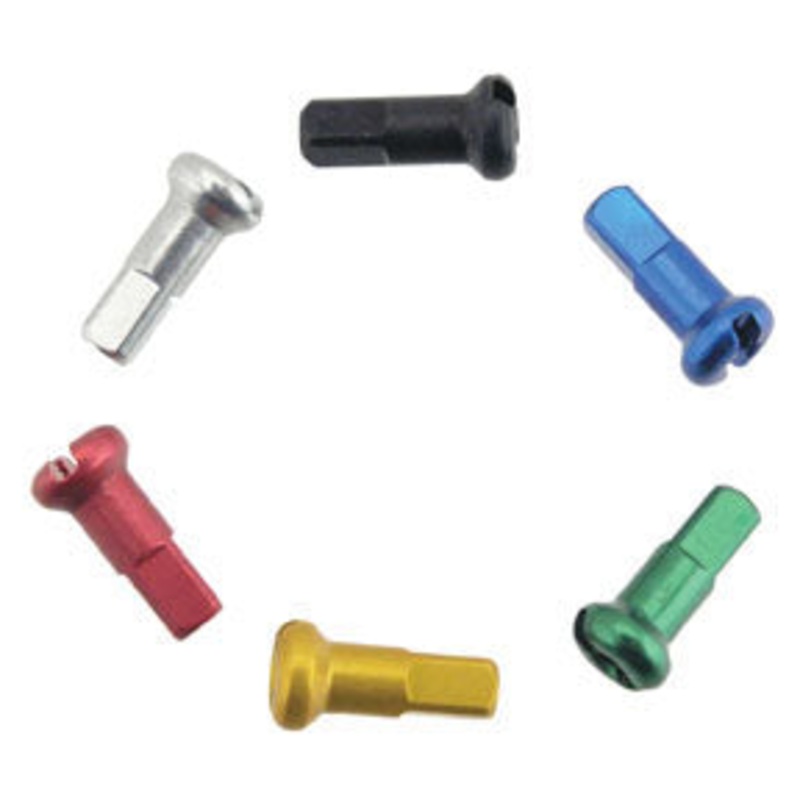 DT Swiss Standard Spoke Nipples – Aluminum 2.0 x 12mm Red Box of 100