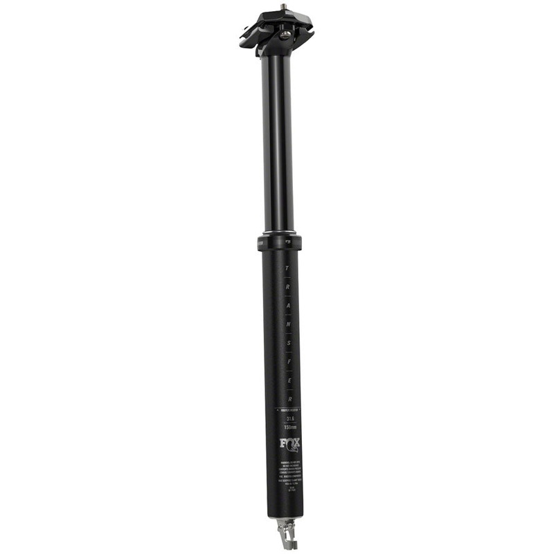 FOX Transfer Performance Elite Dropper Seatpost – 30.9 mm 210 mm Internal Routing Anodized BLK