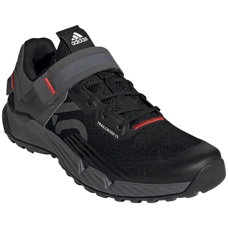 Trailcross Mountain Clipless Shoes – Womens Core BLK/Gray Three/Red 8