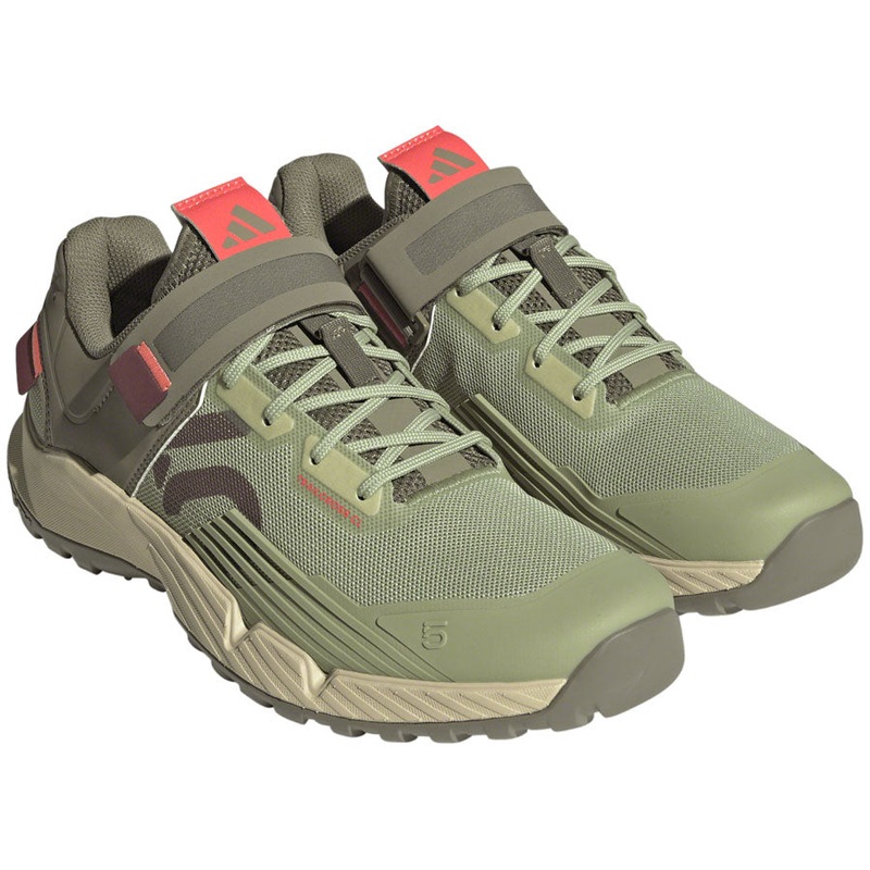 Trailcross Mountain Clipless Shoes – Womens Magic Lime/Quiet Crimson/Orbit Green 5.5