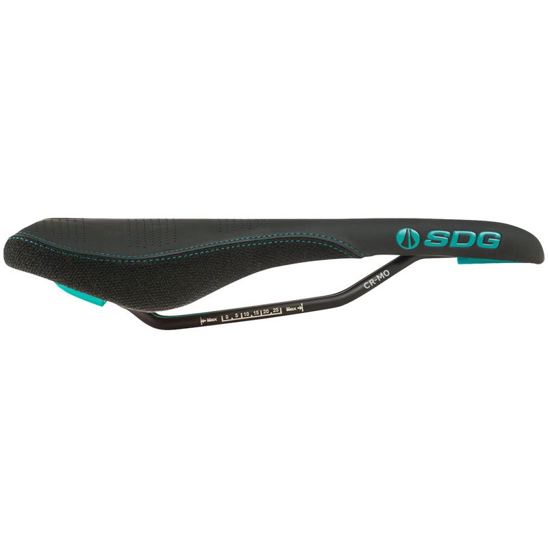 Radar Saddle – Chromoly Black/Turquoise