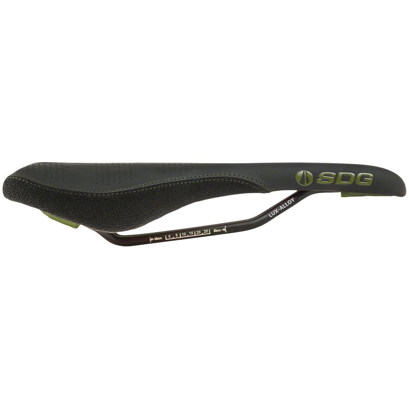 Radar Saddle – Lux-Alloy Black/Olive Green