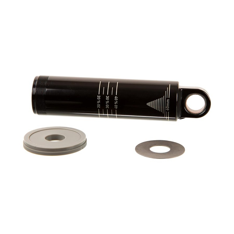 Rear Shock Damper Body – Standard Eyelet 60mm w/ Hydraulic Bottom Out 5mm Travel Spacer Super Deluxe C1+ 2023+