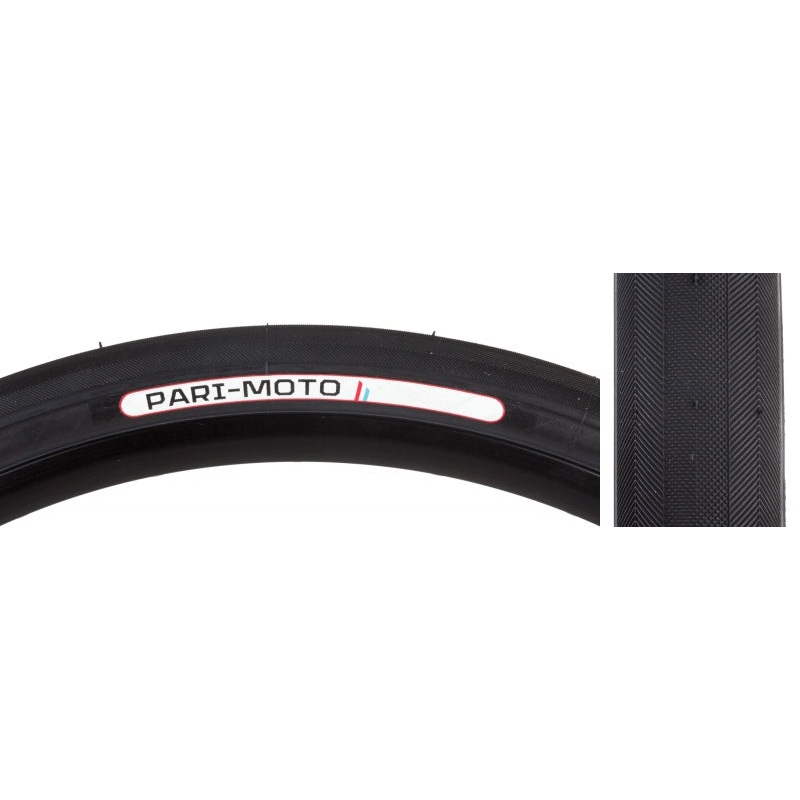 Panaracer Pari-Moto Tire – 650b x 42 Clincher Folding Black 66tpi