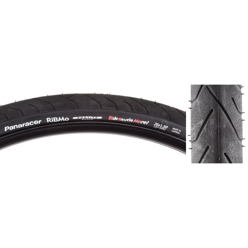 Panaracer RiBMo ProTite Tire – 26 x 1.5 Clincher Folding Black 60tpi