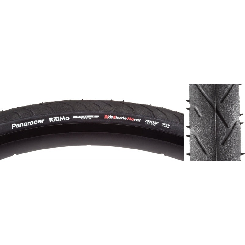 Panaracer RiBMo ProTite Tire – 700 x 25 Clincher Folding Black 60tpi