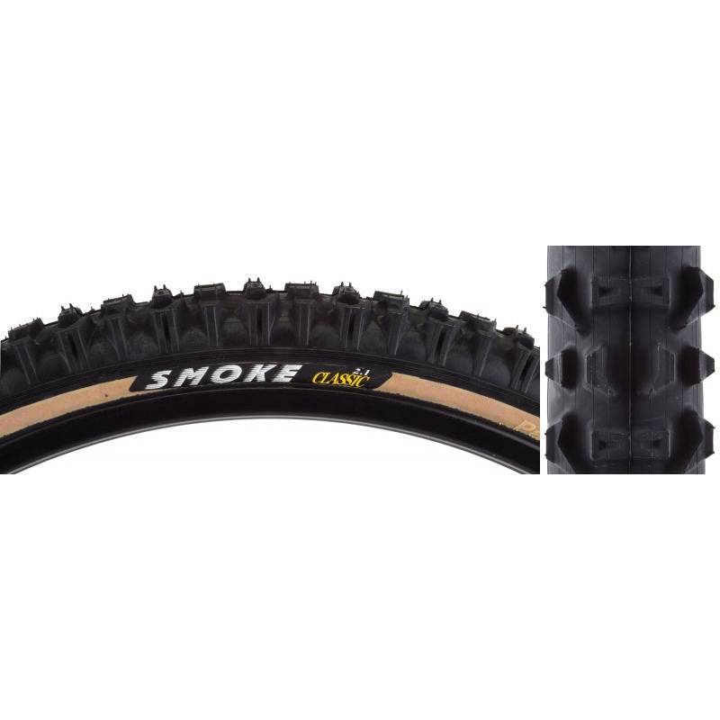 Panaracer Smoke Tire – 26 x 2.1 Clincher Folding Black/Tan 60tpi