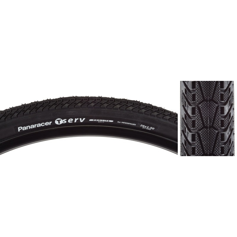Panaracer T-Serv Protite Tire – 26 x 1.5 Clincher Folding Black 60tpi
