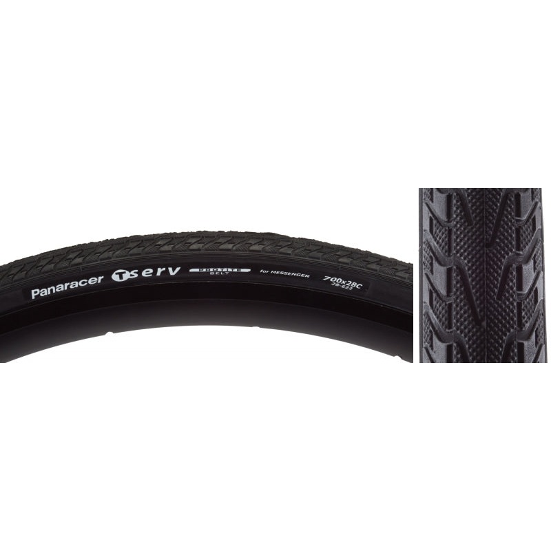 Panaracer T-Serv Protite Tire – 700 x 28 Clincher Folding Black 60tpi